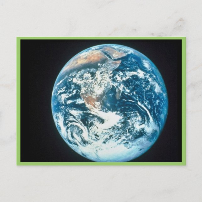 Carte Postale Terre (Devant)