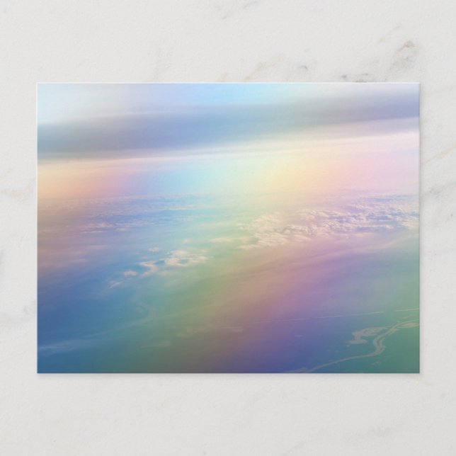 Carte Postale Terre arc-en-ciel. Essence de la vie (Devant)