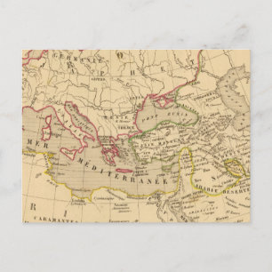 Carte Postale Terre aux trois fils de Noe