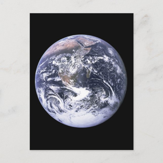 Carte Postale Terre depuis Apollo 17 (Devant)