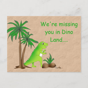 Carte Postale Terre des Dinosaures Dino Mignon
