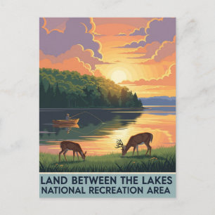 Carte Postale Terre entre les lacs Kentucky Travel