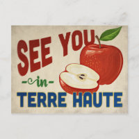 Terre Haute Indiana Apple - Vintage voyage