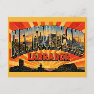 Carte Postale Terre-Neuve-et-Labrador Province canadienne