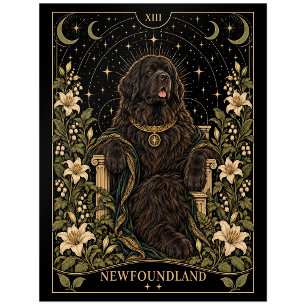 Carte Postale Terre-Neuve, Tarot Starlit Art