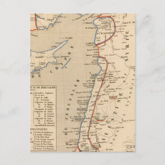 Carte Postale Terre Sainte depuis la (Devant)