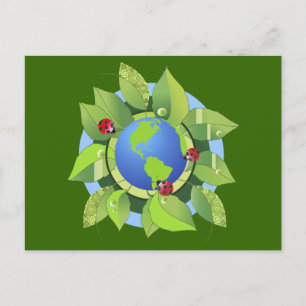 Carte Postale Terre verte