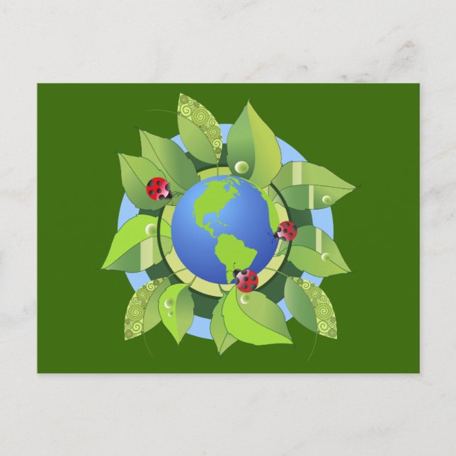 Carte Postale Terre verte (Devant)
