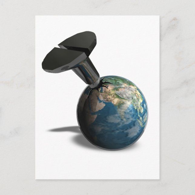 Carte postale Terre vissée (Devant)