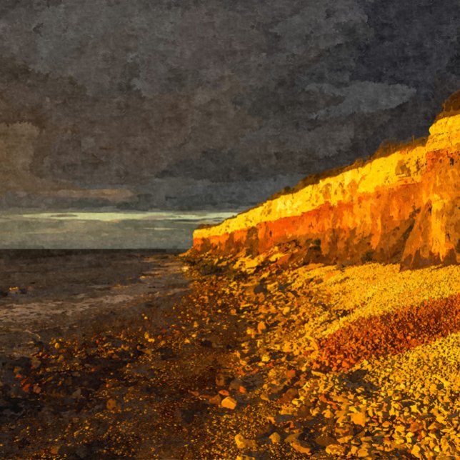 Carte Postale Terres Fin coucher de soleil Enneys Dodnan Chevali (Créateur téléchargé)