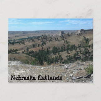 Carte Postale Terres plates du Nebraska (faites votre regard)