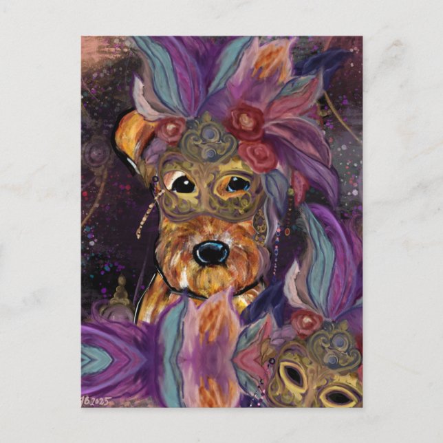 CARTE POSTALE TERRIER AIRDALAIS   (Devant)