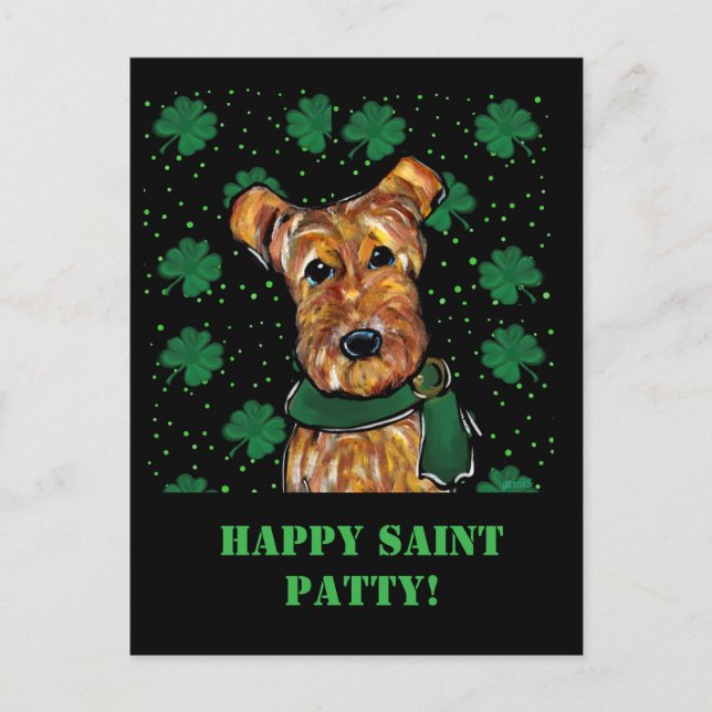 CARTE POSTALE TERRIER AIRDALÉ   (Devant)