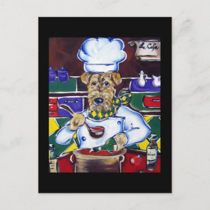 Carte Postale Terrier Airedale