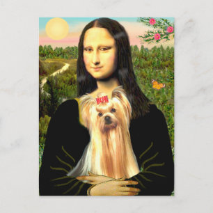Carte Postale Terrier du Yorkshire 1 - Mona Lisa