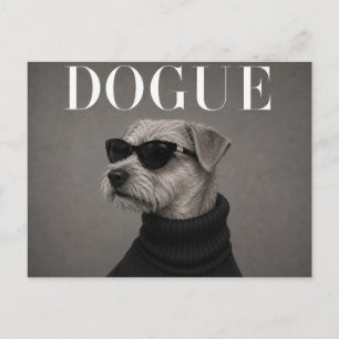 Carte Postale Térrier Norfolk Luxe Mode Chien