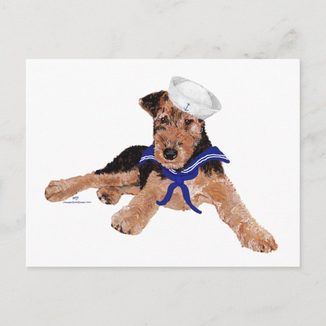 Carte Postale Terrier Sailor (Devant)