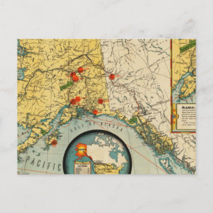 Carte Postale Territoire de l'Alaska