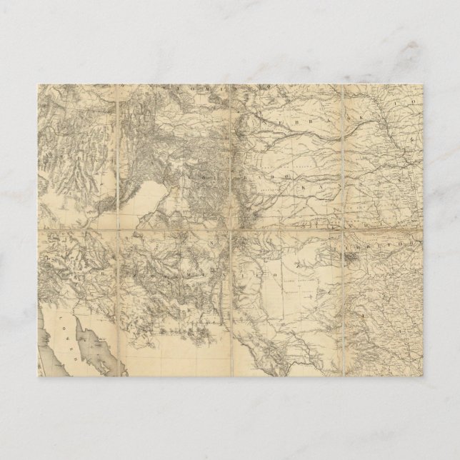 Carte Postale Territoire des États-Unis (Devant)