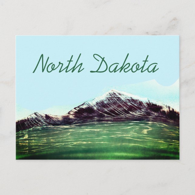 Carte Postale Territoire du Dakota du Nord (Devant)