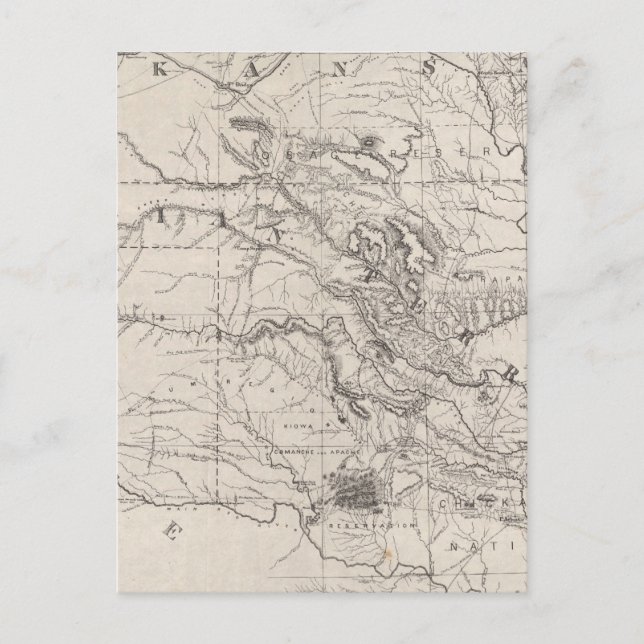 Carte Postale Territoire indien (Devant)