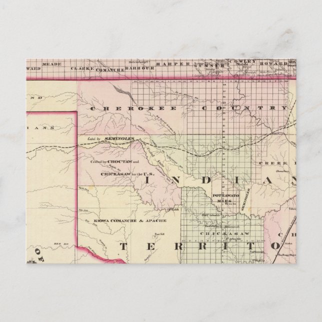 Carte Postale Territoire indien 2 (Devant)