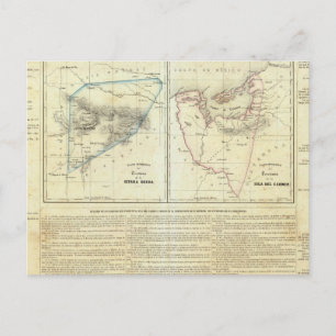 Carte Postale Territorios de Sierragorda e Isla del Carmen