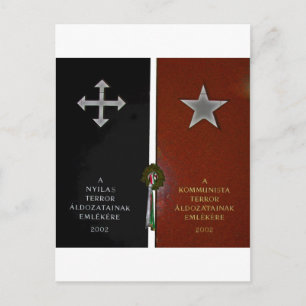 Carte Postale Terrorisme nazi et communiste