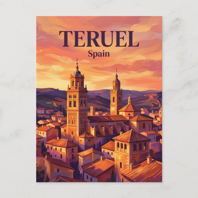 Carte Postale Teruel Espagne (Devant)