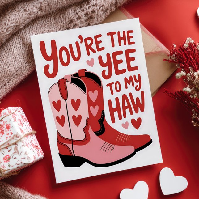 Carte Postale T'es le YEE de mon HAW pour la Saint-Valentin Far  (Créateur téléchargé)
