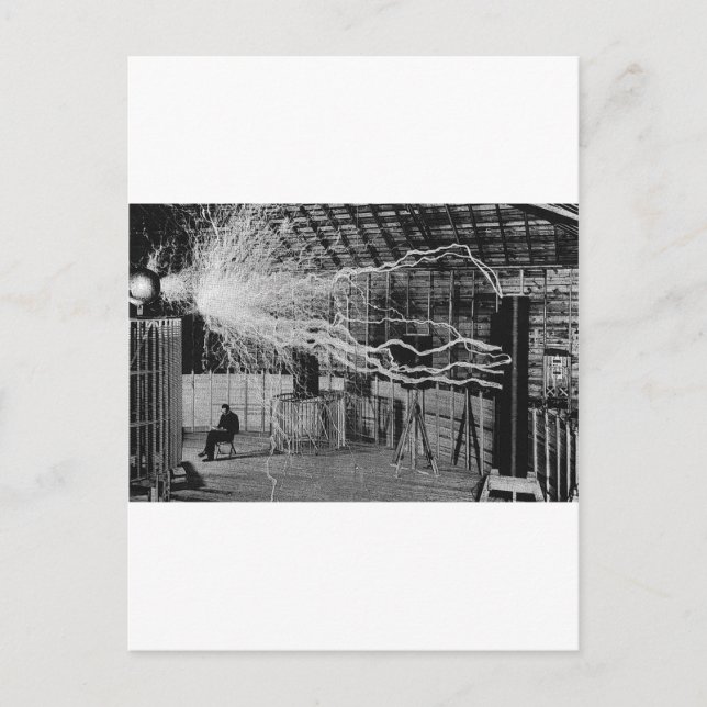 Carte Postale tesla (Devant)