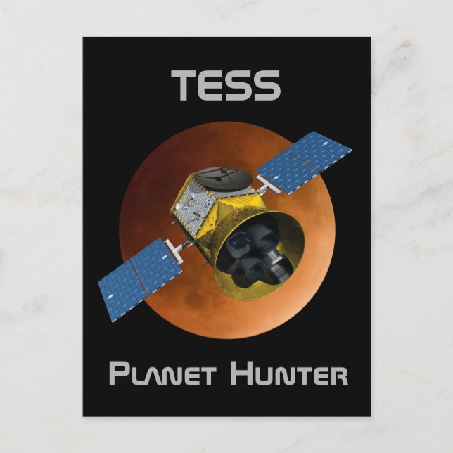 Carte Postale TESS Planet Hunter Spacecraft (Devant)