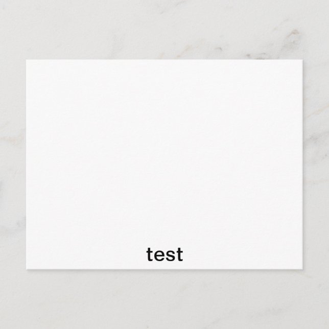 Carte Postale test (Devant)