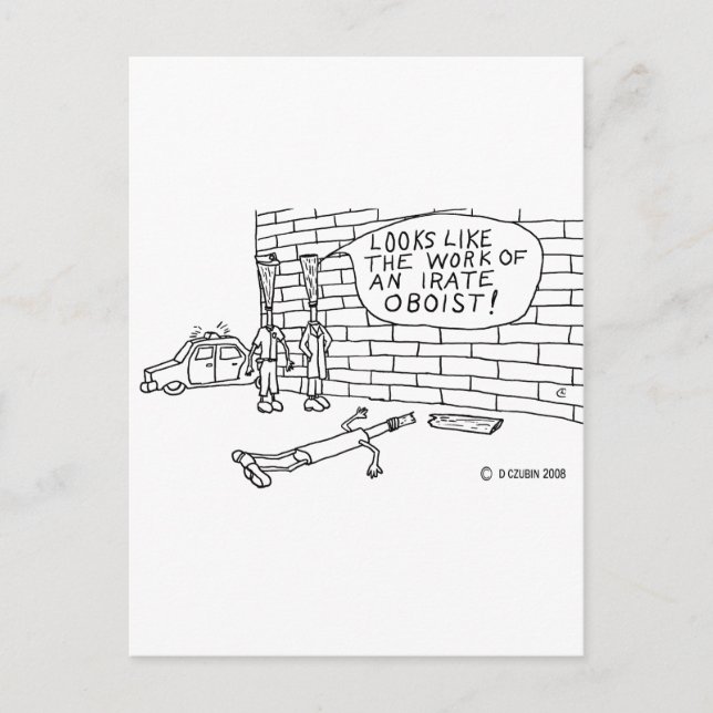 Carte Postale Test au mur (Devant)