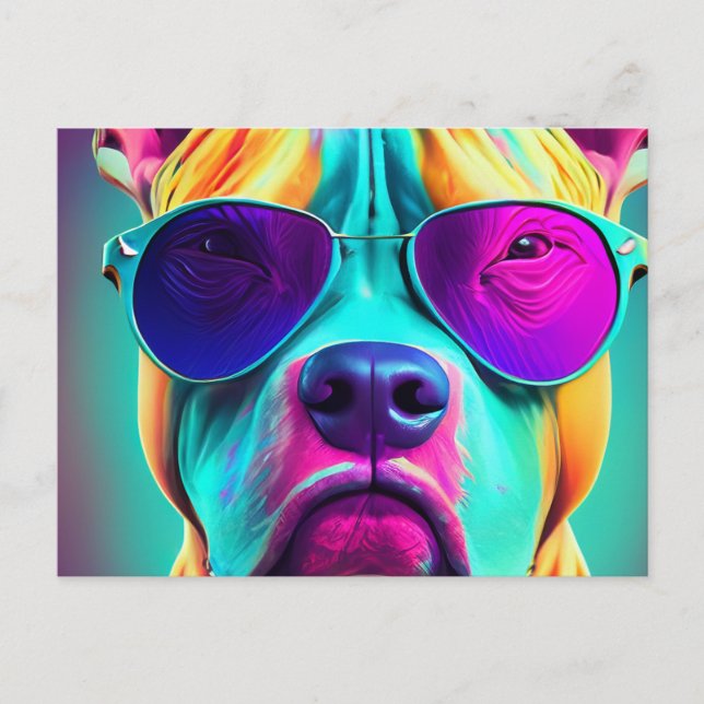 Carte Postale Tête à goupille (Devant)