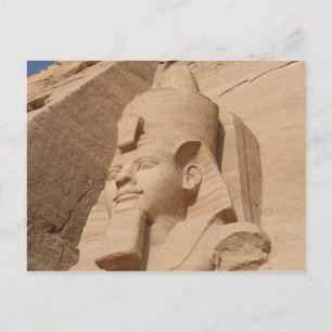 Carte Postale tête d'Abou Simbel