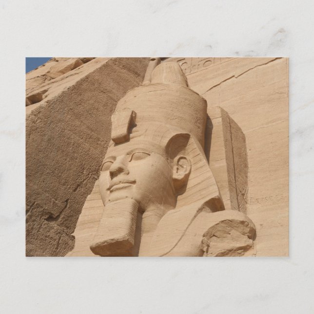 Carte Postale tête d'Abou Simbel (Devant)