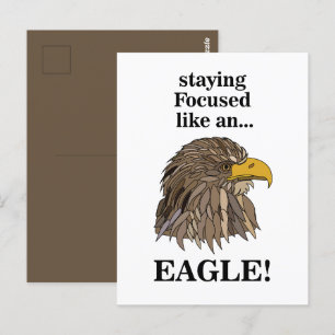 Carte Postale Tête d'Aigle Royal