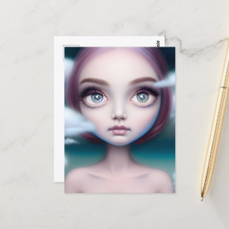 Carte Postale Tête dans les nuages