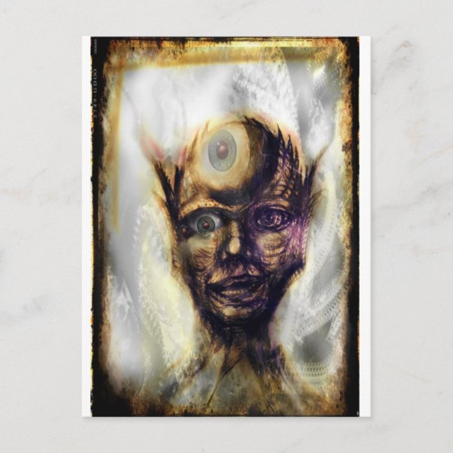 Carte Postale Tête d'araignée (Devant)