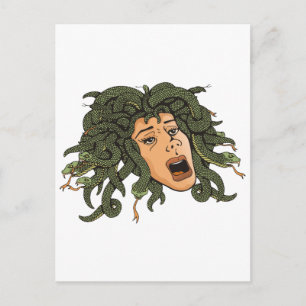 Carte Postale Tête de Medusa