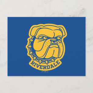 Carte Postale Tête de Riverdale Bulldog