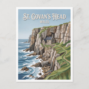 Carte Postale Tête de St. Govan Bosherston Pays de Galles