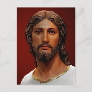 Carte Postale Tête du Christ par Mark Edward Westerfield d'après