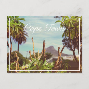 Carte Postale Tête du lion de la montagne de la Table du Cap