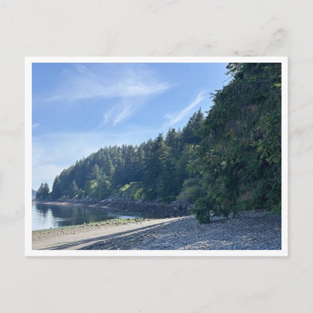 Carte Postale Tête du sentier du ruisseau Sequallitchew (Devant)