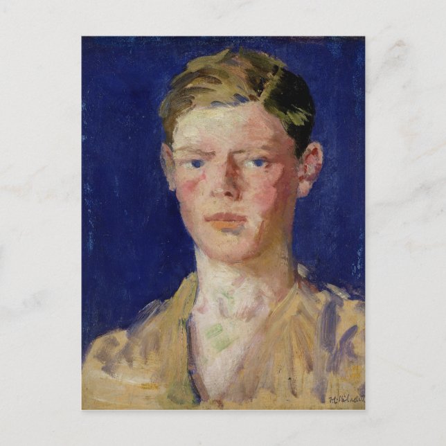 Carte Postale Tête d'un jeune homme (Devant)