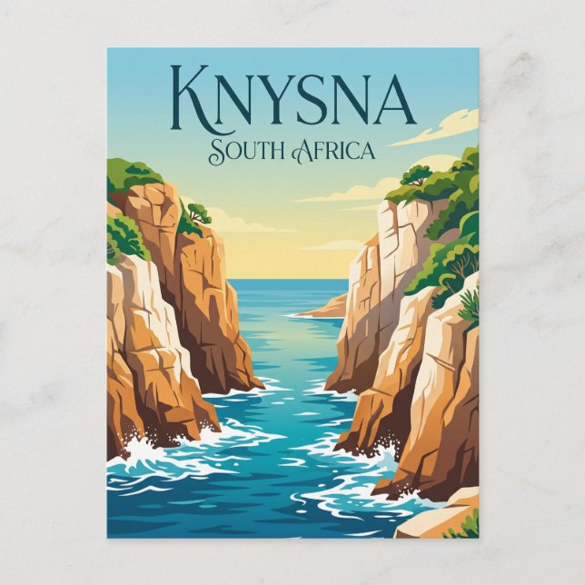 Carte Postale Têtes de Knysna Afrique du Sud (Devant)