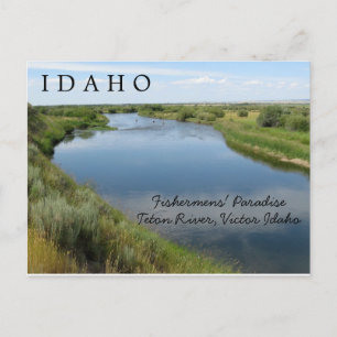 Carte Postale Teton River, Idaho, Fishermen's Paradise PC