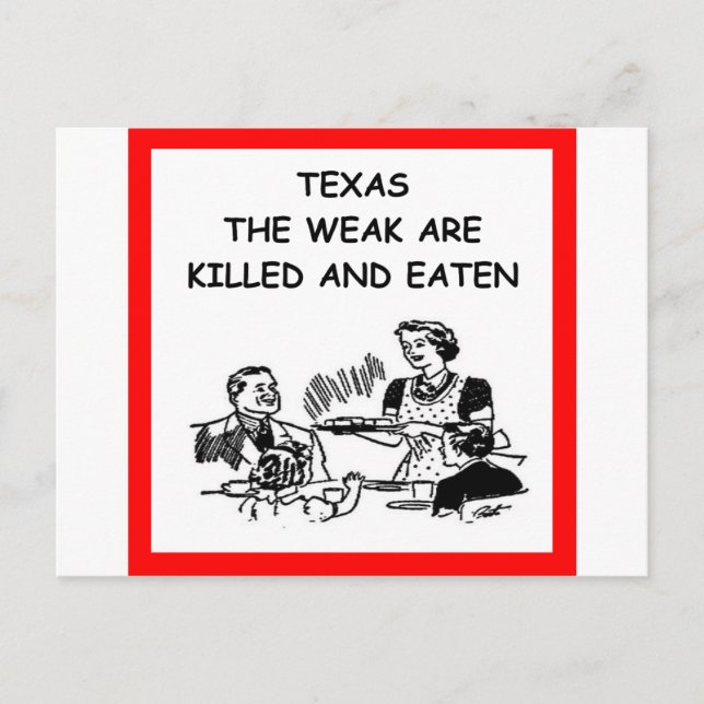 CARTE POSTALE TEXAS (Devant)